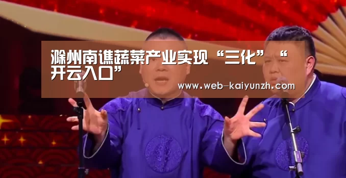 滁州南谯蔬菜产业实现“三化”“开云入口”(图1) 开云入口