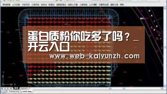 蛋白质粉你吃多了吗?_开云入口(图1) KAIYUN官网